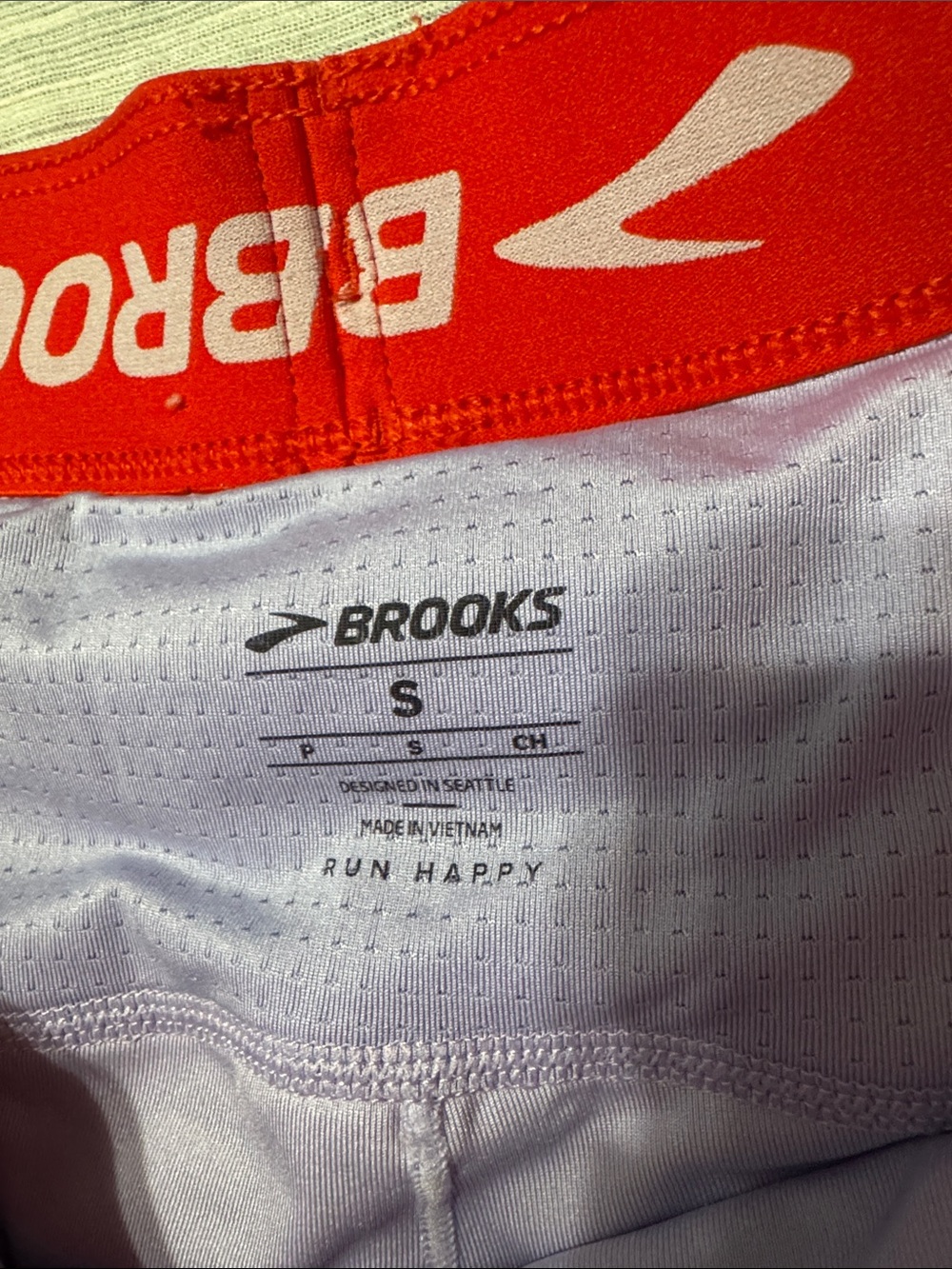 Brooks Chaser 2-in-1 Compression Liner Running Shorts Red Lavender Small S - Picture 4 of 15